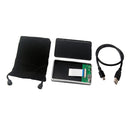 Hard Drive Enclosure, USB 2.0 to 1.8 Inch CE ZIF Aluminium External HDD