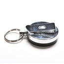 Retractable Pull Keychain Holder Reel Recoil Key Ring Belt Clip NEW BEST Z5N TO