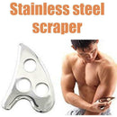 Stainless Steel Scraping Body Guasha Board Scrapper Plate Massage L0Z2