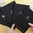 56K Black Paper Graffiti Notebook Sketch Book Diary Y7I2 Dr For Painting No I7L3
