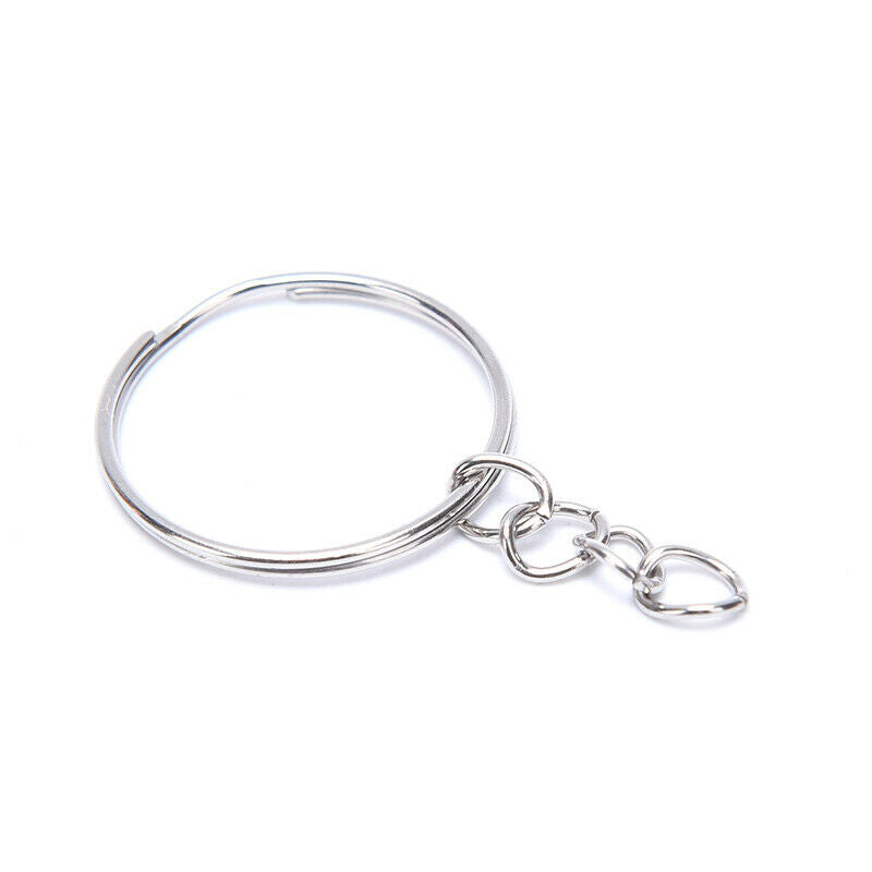150pcs Key Ring with Chain Split Jump Rings with Screw Eye Pins DIY Keychain Hn