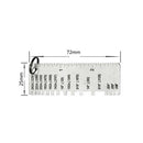 Wire/Metal Sheet Thickness Gauge Welding Gage Plated Size inspection tool