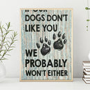 Full Round Drill 5D DIY Diamond Painting Dogs Letters Embroidery Pictures