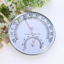 A5 Portable Hygrometer Round Sauna Thermometer Measuring Metal Case Steam Room