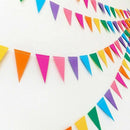 125 Feet Multicolor Nylon Pennant Banners With 100 e Flags For Indoor Outdo B3O4