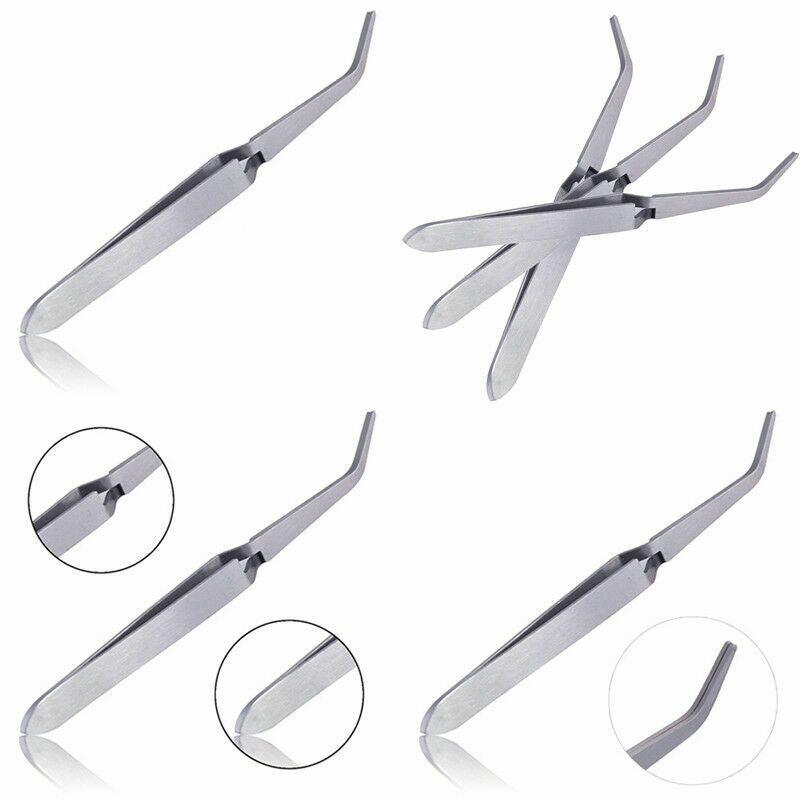 Stainless Steel Nail Pincher Pinching Pinch Clamp Tool HOT C Curve Art 1X L9V0