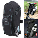 Bicycle Saddle Bag With Water Bottle Pocket Bike Rear Bags Seat Tail Bag