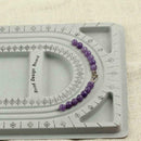 Flocked Bead Board Necklace Design Tray Organizer Jewelery TOP DIY Craft Ma R7C0