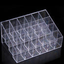 Acrylic 24 Slots Cosmetic Organizer Makeup Case Holder Display Stand Storage