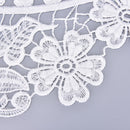 Embroidered Floral Lace Neckline Neck Collar Trim Clothes Sewing Patch L432 MO