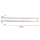 2 Pcs Aluminum Alloy Rigid LED Strip Rod Light Waterproof 12V 50CM white D6H9