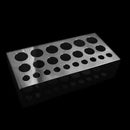 Large Stainless Steel Tattoo Ink Cup Holder For 22 caps Stand Machine Supply  Z