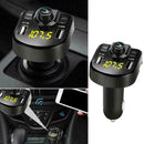 LED 4.1A Bluetooth Kit Dual USB Car Charger 3.1A 2 Ports USB FM Transmitter N7S0