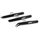 (set of 3) Anti Static , Plastic Tweezers , Heat Resistant , Anti Acid .