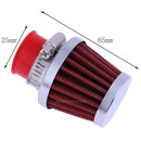 25MM Car Bike Oil Mini Breather Cold Air Filter Fuel Crankcase Engine Filter