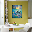 DIY 5D Diamond Painting Dolphin Full Square Drill Embroidery Craft (F329) A