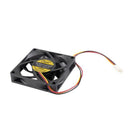 70x70mm 12V 3-Pin PC Computer Case CPU DC Brushless Cooler Cooling Fan BlackT1W8