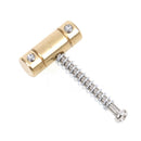 3Pcs Brass guitar bridge compensated saddles for guitar accessor Bj