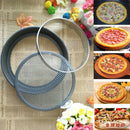8inch Pizza Saucing Ring for 9inch Pan, Home Muffin Pancake Pizza Prep Tool