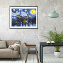 5D DIY Full Drill Diamond Painting Starry Night Cross Stitch Mosaic Kit