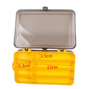 Double Side Fishing Lure Box Bait Case Organizer Lure Fishing Tool (Grey) A