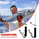 Adjustable Spear Hook Telescopic Sea Fishing Gaff with String Spear Hook Tackles