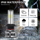 2PCS 6 Sides LED Headlight Kit H7 High Low Beam DOB LED Bulb Car Lighting 3