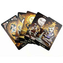 78Pcs Tarot Cards Moon Tarot Deck English Version Divination Party Game Cards