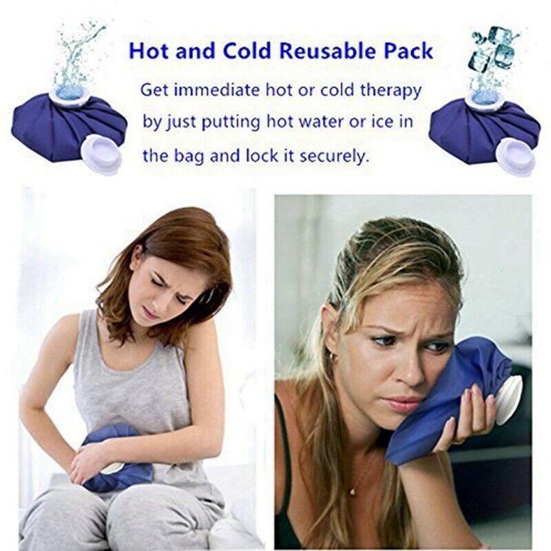 Ice Bags with Straps, Hot Cold Therapy Reusable Ice Bag Pack & Wrap for Hea O8M8