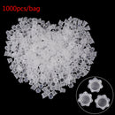 1000pcs 13mm Plastic Tattoo Hexagonal lace Ink Cups Caps Holder Pigment Suppl BX