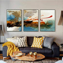 Abstract Ink Paint Un-framed Canvas Print Painting Pictures Home Decor Wa DFR