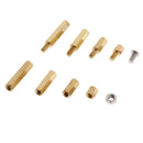 Assorted 120pcs M3 Male Female Hex Brass Spacer Stand-off Screw Nut Kits