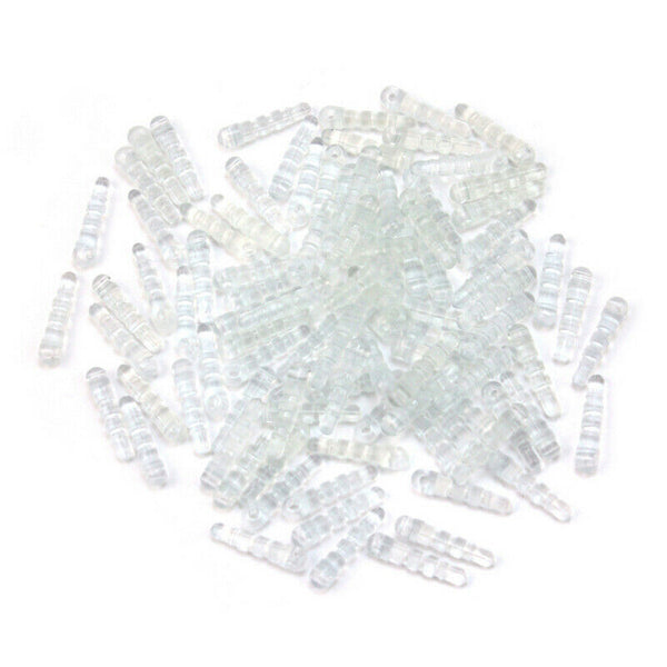 100 X Portable Clear Dustproof Plastic Anti Dust Plug Stopper For Cellphone 3.5m