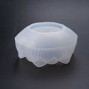 DIY Crystal Epoxy Mold Lotus Candle Holder Ashtray Mirror Flexible Silicone Mold