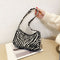 Animal Pattern Women Underarm Shoulder Bag Women Travel Handbags (Zebra)