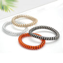 12pcs Wholesales Rubber Telephone Wire Hair Ties Hair Head Elastic