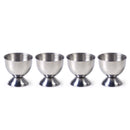 4pcs Stainless Steel Soft Boiled Egg Cups Holder Tabletop Cup Kitchen Tool Set