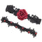 2pcs Wedding Garters Red Rose Lace Floral Sexy Garters Bride Bridal Leg Gart Kw