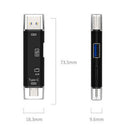 Micro SD USB TF OTG to USB 2.0 Adapter Card Reader For Android Phone Tablet FAS
