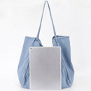 Denim Large-Capacity Handbag Women'S Fashion Classic Handbag Women'S Fabric