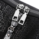 New Korean Travel Backpack Casual Student Bag Women'S Nylon Waterproof Blac