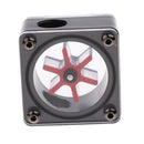 Flow Meter Indicator G1/4 Threaded 5 Impeller for PC Computer Water