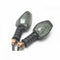 2 Piece Motorbike LED Turn Signal Light Amber Indicator With Smoke Lens
