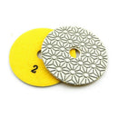3 Pieces 100Mm Diamond Flexible Wet & Dry Polishing Pads 3 Step Floor Polis
