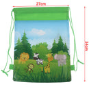 Jungle Animals Drawstring Bag Travel Storage Bag Backpacks Kids Birthday Gi%!