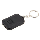 Solar Energy 3 Light LED Electric Torch Key Chain Accessory Black A