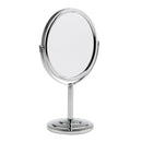 Dual Sided Free Standing Portable Make Up Mirror Magnifying & Normal Mirrors