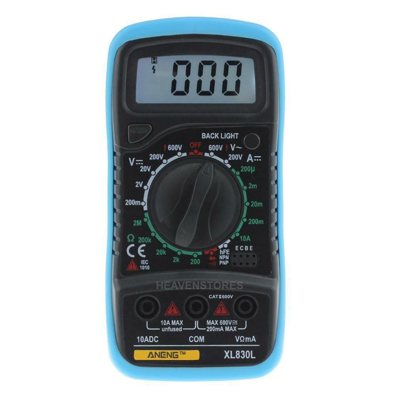 Digital Voltmeter Ammeter Ohmmeter Resistance Multimeter Volt AC DC Tester Meter