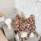 Animal Pattern Shoulder Underarm Bag Women Plush Top-handle Handbag (2)