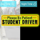 Set Of 3 Student Driver Magnet Highly Reflective New Driver Vehicle Bumper  I5T6